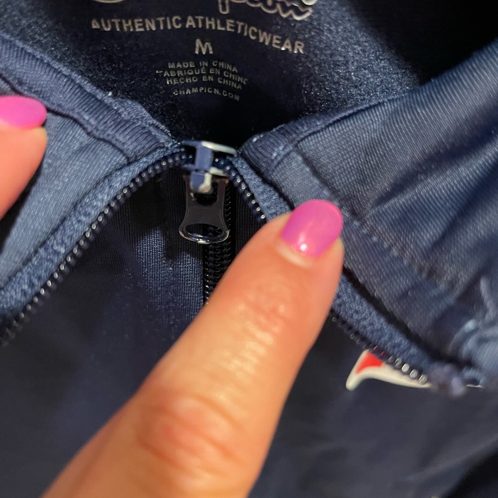 Champion Dark Blue Zip-Up Jacket